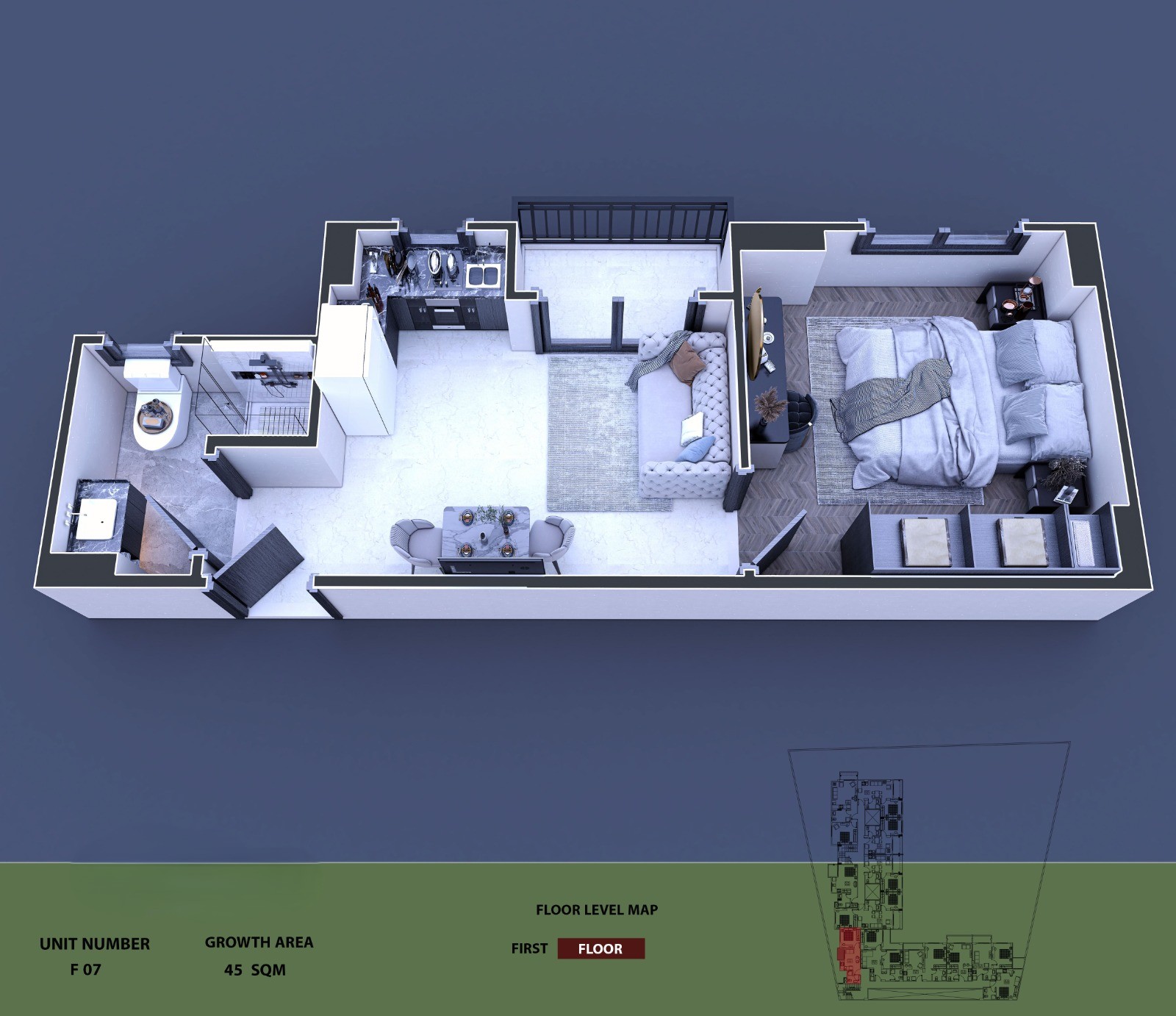 Almaza Suites (6) monolocale