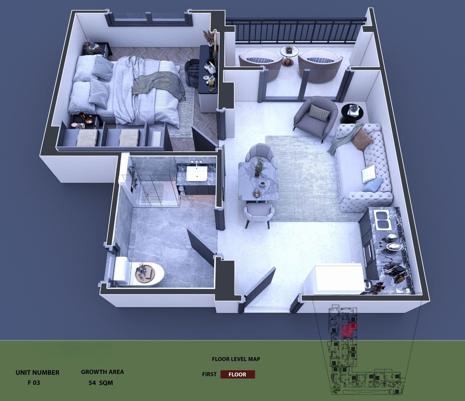 Almaza Suites bilocale (10)