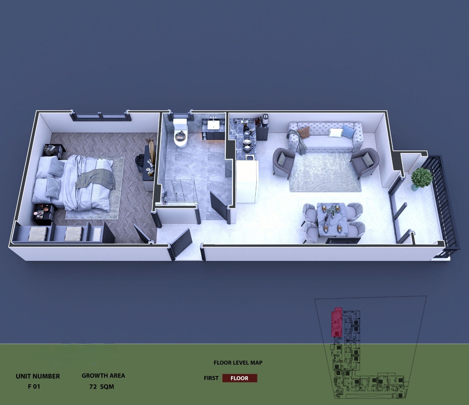 Almaza Suites bilocale (12)