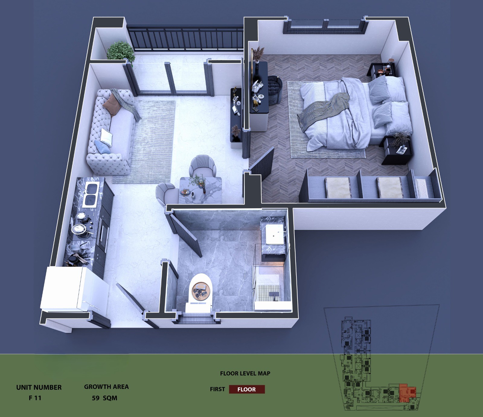 Almaza Suites bilocale (2)