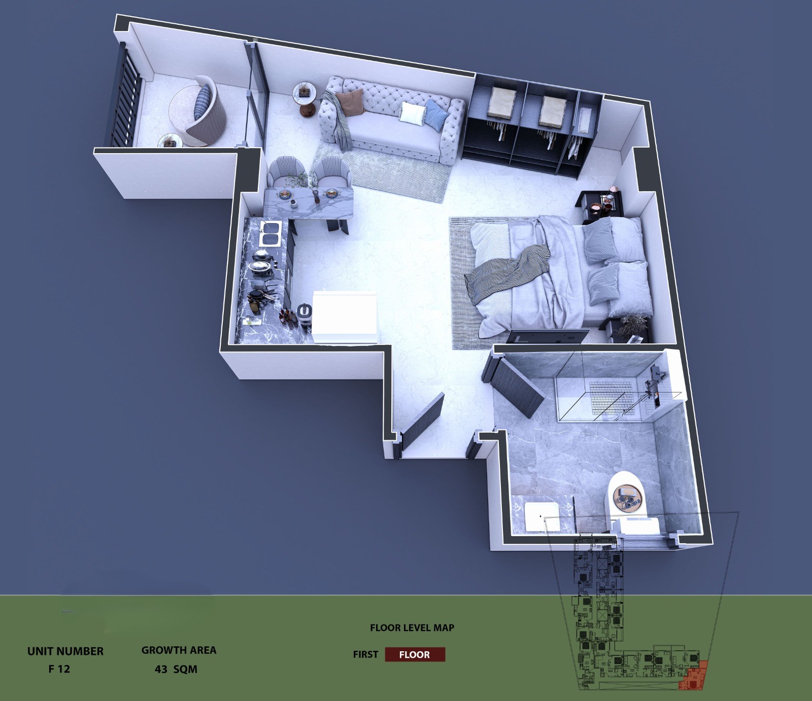 Almaza Suites monolocale (1)