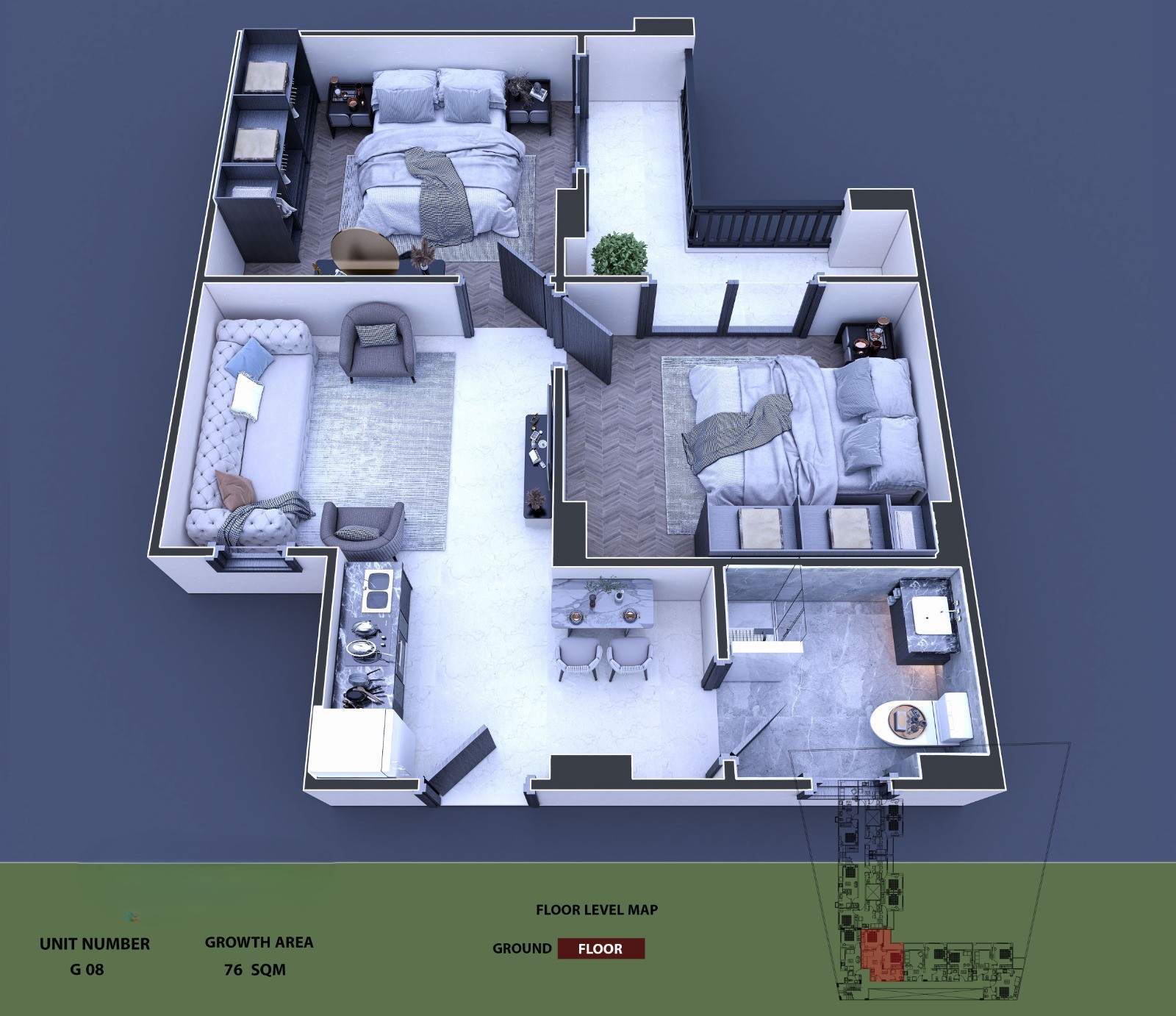 Almaza Suites tri (17)